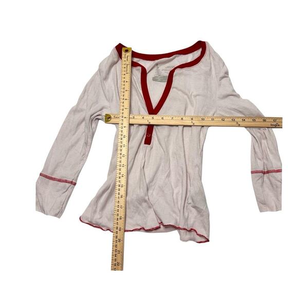 Vintage Fitted Size Medium  Henley Top Super Soft - Picture 3 of 5